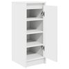 vidaXL Schuhschrank Wei&szlig; 29,5x34x76 cm Holzwerkstoff
