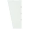 vidaXL Seitenwand f&uuml;r Vordach Transparent 50x100 cm Hartglas