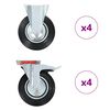 vidaXL 8 Stk. Rollen 200 mm