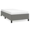 vidaXL Bettgestell ohne Matratze Dunkelgrau 90x200 cm Stoff