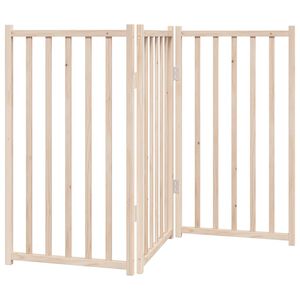 vidaXL Hundegitter Faltbar 3 Paneele 150 cm Massivholz Tanne