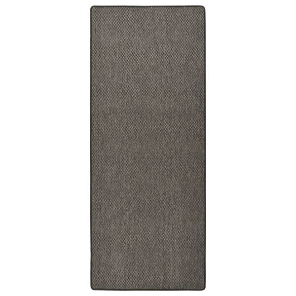 vidaXL Teppichl&auml;ufer Sisal-Optik Anthrazit 80x200 cm