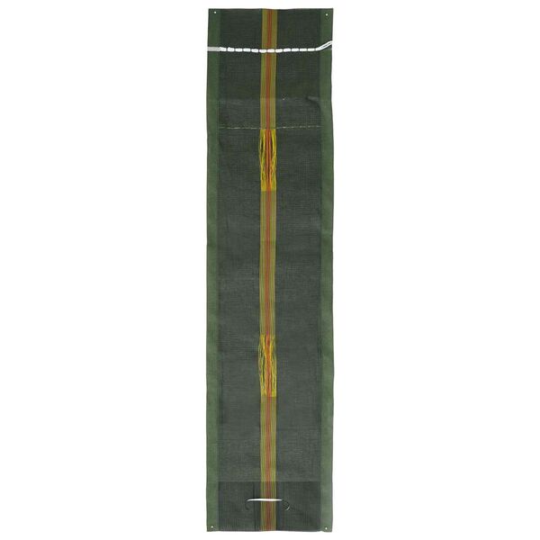 vidaXL Sands&auml;cke 10 pcs Dunkelgr&uuml;n 120 x 27 cm HDPE
