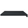 vidaXL Fensterbank Anthrazit mit Holzmaserung 80 x 45 x 4,5 cm PVC
