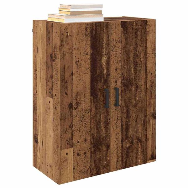 vidaXL Wandschrank 2 pcs Altholz 69,5 x 34 x 90 cm Holzwerkstoff