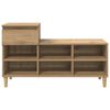 vidaXL Schuhschrank Artisan-Eiche 102 x 36 x 60 cm Holzwerkstoff