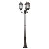 vidaXL Garten-Licht Bronze 61 x 53 x 235 cm Aluminium und Glas