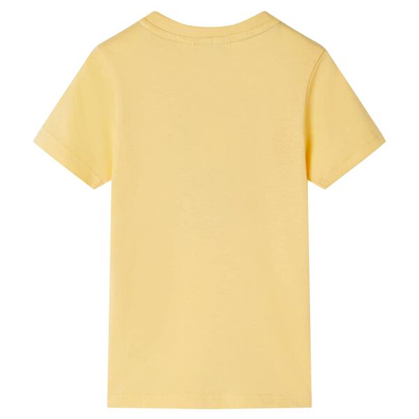 Kinder-Kurzarmshirt Gelb 140