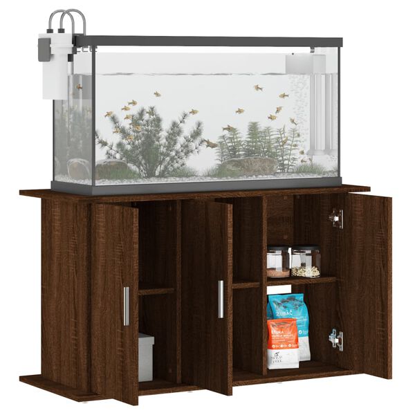 vidaXL Aquariumst&auml;nder Braun Eichen-Optik 101x41x58 cm Holzwerkstoff