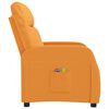 vidaXL Massagesessel mit Aufstehhilfe Gelb Stoff