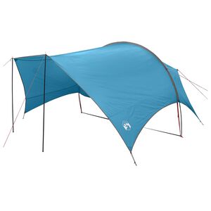 vidaXL Camping Tarp Wasserfest Blau 550 x 400 x 230 cm
