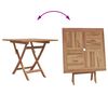 vidaXL Garten Essgruppe 3 pcs Braun Massivholz Akazie