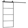 vidaXL Schiebet&uuml;r mit Beschlag 90x205 cm ESG-Glas & Aluminium