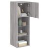 vidaXL TV-Schr&auml;nke mit LED-Leuchten 2 Stk. Grau Sonoma 30,5x30x90 cm