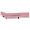 vidaXL Boxspringbett ohne Matratze Rosa 200x210 cm Samt