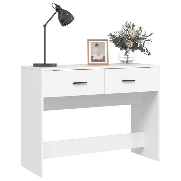 vidaXL Konsolentisch Wei&szlig; 100x39x75 cm Holzwerkstoff