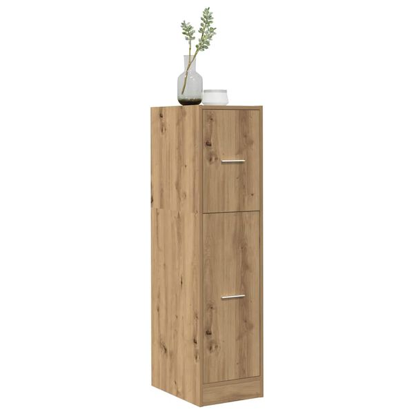 vidaXL Apothekerschrank Artisan-Eiche 30x41x118 cm Holzwerkstoff