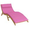 vidaXL Sonnen-Lounger Kissen Oxford-Stoff Rosa 180 x 60 x 4 cm