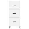 vidaXL Sideboard Weiß 34,5x34x90 cm Holzwerkstoff