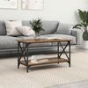 vidaXL Couchtisch Altholz 80 x 45 x 45.5 cm Holzwerkstoff