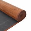 vidaXL Teppich Rechteckig Braun 60x100 cm Bambus