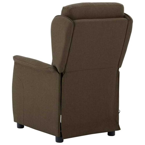 vidaXL Massagesessel Braun 67.5 x 93.5 x 101.5 cm Stoff und Schaum