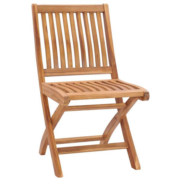 vidaXL Gartenst&uuml;hle 2 Stk. mit Taupe Kissen Teak Massivholz
