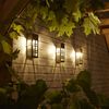 Luxform Intelligente Hybride LED-Garten-Solarleuchte Oregon PIR