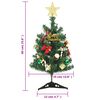 vidaXL K&uuml;nstlicher Mini-Weihnachtsbaum mit Beleuchtung 30 LEDs 60 cm