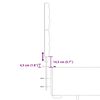 vidaXL Boxspringbett mit Matratze Dunkelbraun 180x200 cm Stoff