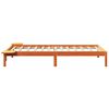 vidaXL Bettrahmen Wachsbraun 80 x 200 cm Massives Kiefernholz