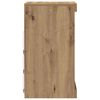 vidaXL LED-Sideboard Artisan-Eiche 41 x 37 x 67 cm Holzwerkstoff