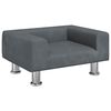 vidaXL Hundebett Dunkelgrau 50x40x26,5 cm Samt