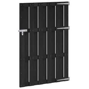 vidaXL Gartentor WPC 100 x 150 cm Grau