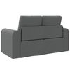 vidaXL Schlafsofa 60cm Dunkelgrau Stoff