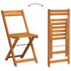 vidaXL Bistrogarnitur mit Kissen 5 pcs &Ouml;l-Natur Massivholz Akazie