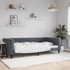 vidaXL Tagesbett Dunkelgrau 100x200 cm Samt