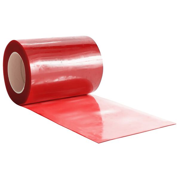 vidaXL T&uuml;rvorhang Rot 300x2,6 mm 25 m PVC
