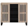 vidaXL Sideboard 90x34x75 cm Massivholz Mango