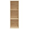 vidaXL Bücherregal/TV-Schrank Sonoma Eiche 36x30x114 cm Holzwerkstoff