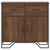 vidaXL Sideboard Braun Eichen-Optik 79,5x35,5x74,5 cm Holzwerkstoff