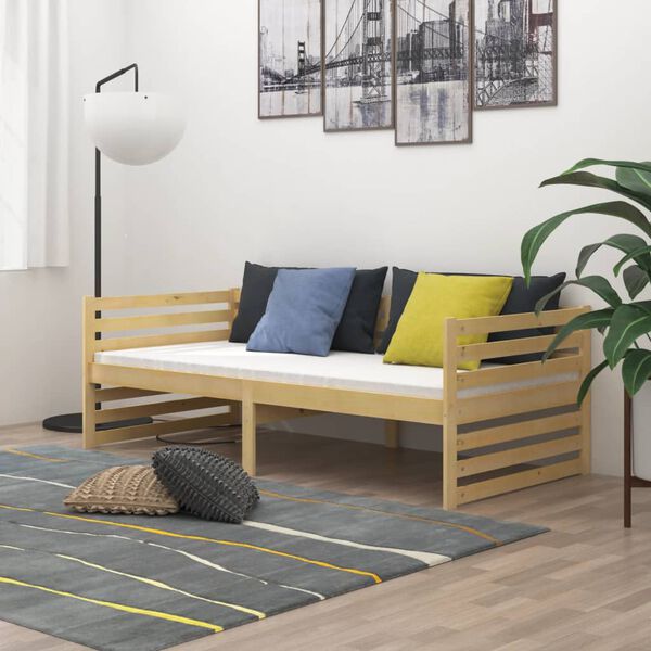 vidaXL Tagesbett Massivholz Kiefer 90x200 cm