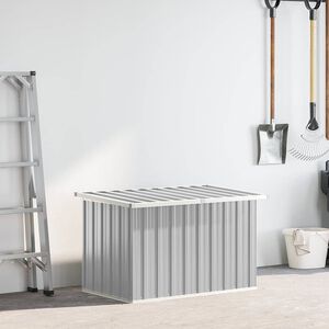 vidaXL Gartenbox Grau 109x67x65 cm