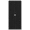 vidaXL Hochschrank Schwarz Eichen-Optik 80 x 39 x 178 cm Holzwerkstoff