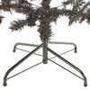 vidaXL Schlanker Weihnachtsbaum Schwarz 210 cm