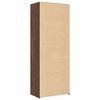 vidaXL Highboard Braun Eichen-Optik 70x41x185 cm Holzwerkstoff