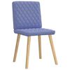 vidaXL Esszimmerst&uuml;hle 6 Stk. Jeansblau Stoff