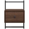 vidaXL Wand-Nachttische 2 Stk. Braun Eiche 35x30x51 cm Holzwerkstoff