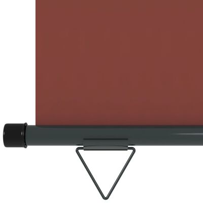 vidaXL Balkon-Seitenmarkise 122x250 cm Braun