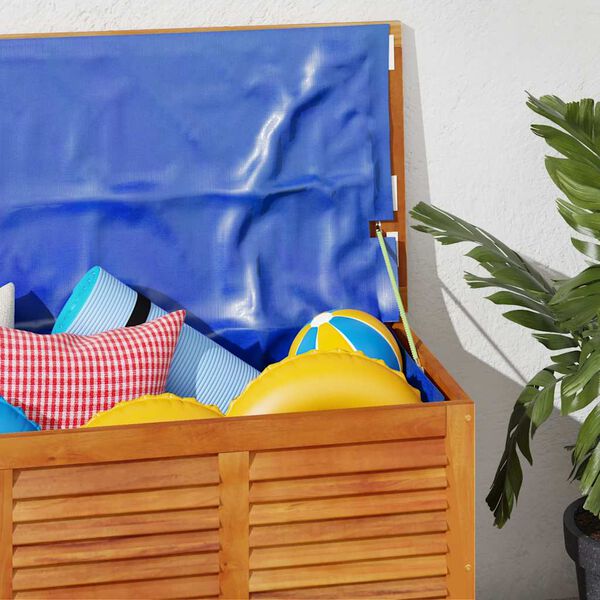 vidaXL Gartenbox mit L&uuml;ftungsschlitzen 113x50x56 cm Massivholz Akazie
